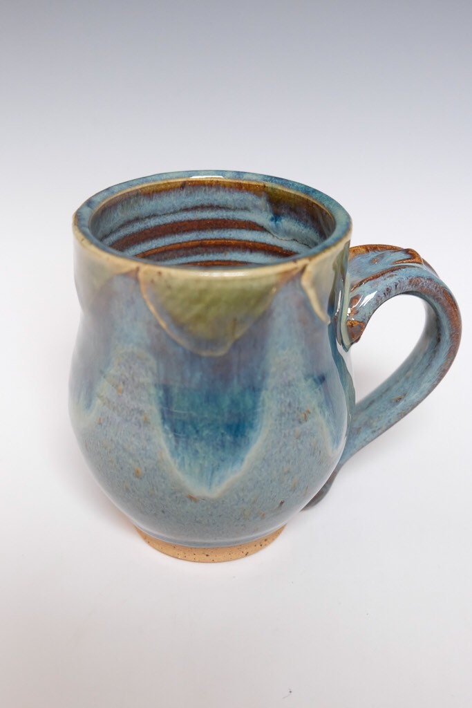 Blue Green Dinnerware Set Etsy