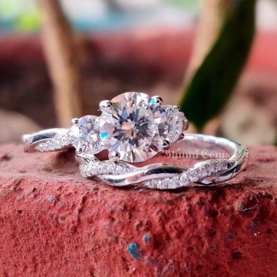 Twisted cheap bridal set