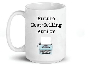 Writer Mug  Writer Gift  Author Cup  Writer Name Mug  Typewriter Coffee Mug  Writer Mug  Author Gift  Gift For Writer  Ceramic Mug