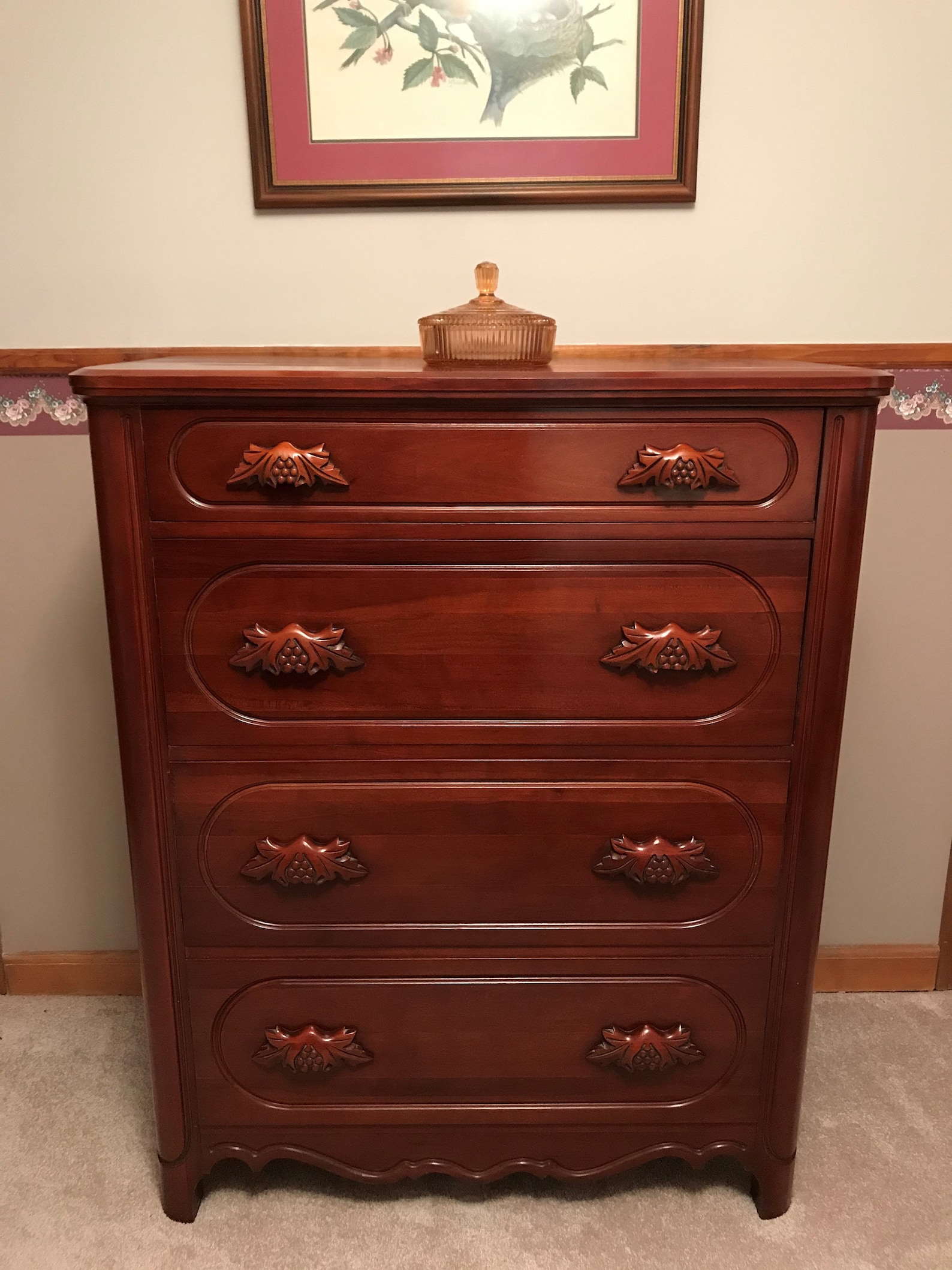 ANTIQUE LILLIAN RUSSELL 4Piece Bedroom Suite by Davis Etsy