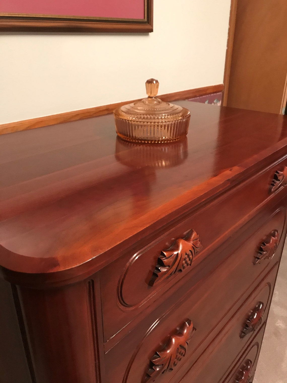 ANTIQUE LILLIAN RUSSELL 4Piece Bedroom Suite by Davis Etsy