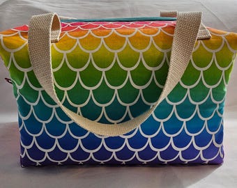 Mermaid Tail Makeup Bag: Travel Cosmetic Storage Tote
