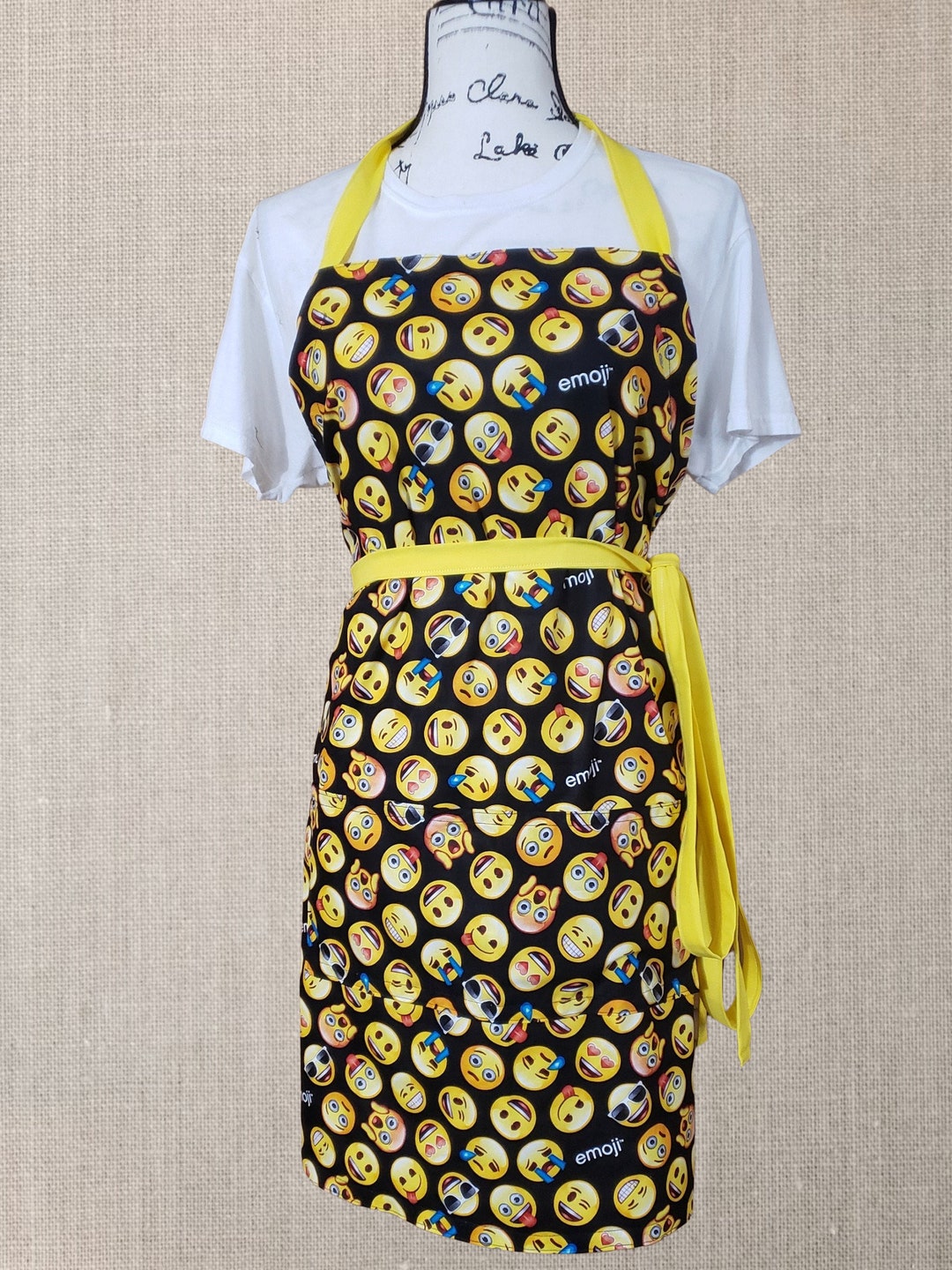 Full Length Apron Emoji Designs Etsy