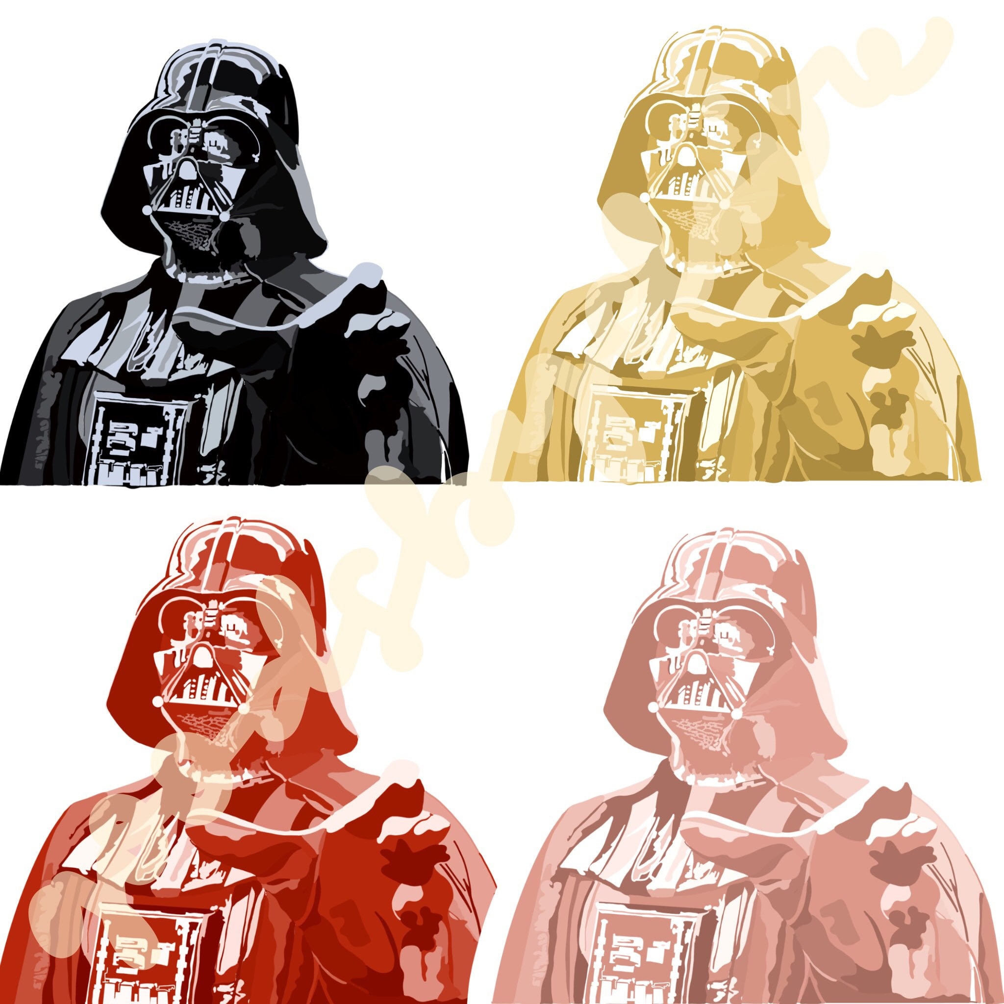 Vader force choke print Star Wars inspired darth vader | Etsy