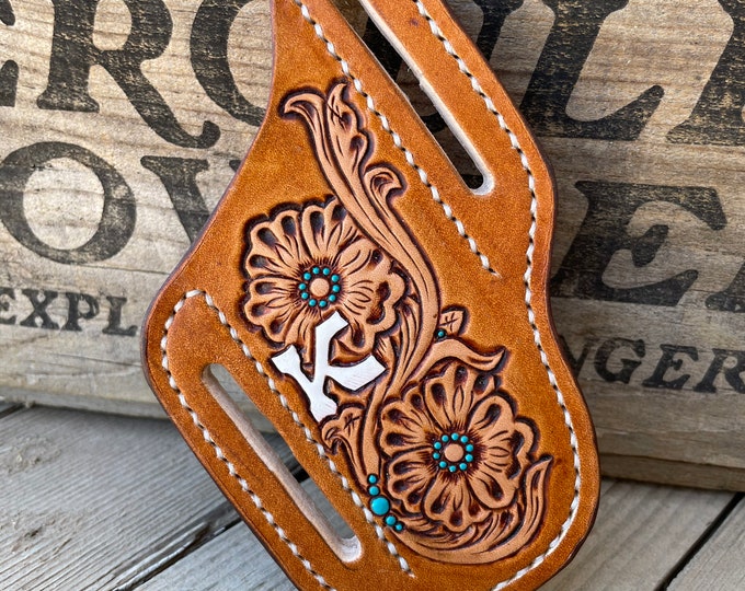 Custom Pancake Knife Sheath/ 2 Blade Mini Knife / Trapper Etsy