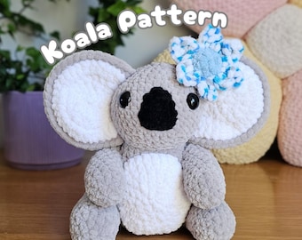 Gehaakt koalapatroon: Amigurumi Cuddle Buddy (pdf-patroon)