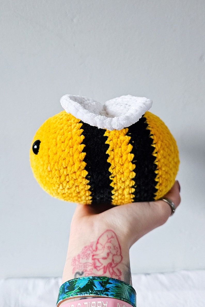 Easy and Fun Amigurumi Bee Pattern 3 in 1 Crochet Bee Pattern Easy Amigurumi Pattern for Beginners Easy Crochet Pattern image 6