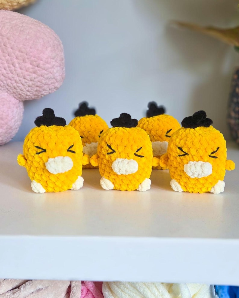 Virkat mönster för fantastiska ankor | Amigurumi Stress Buddy (PDF-mönster) bild 3