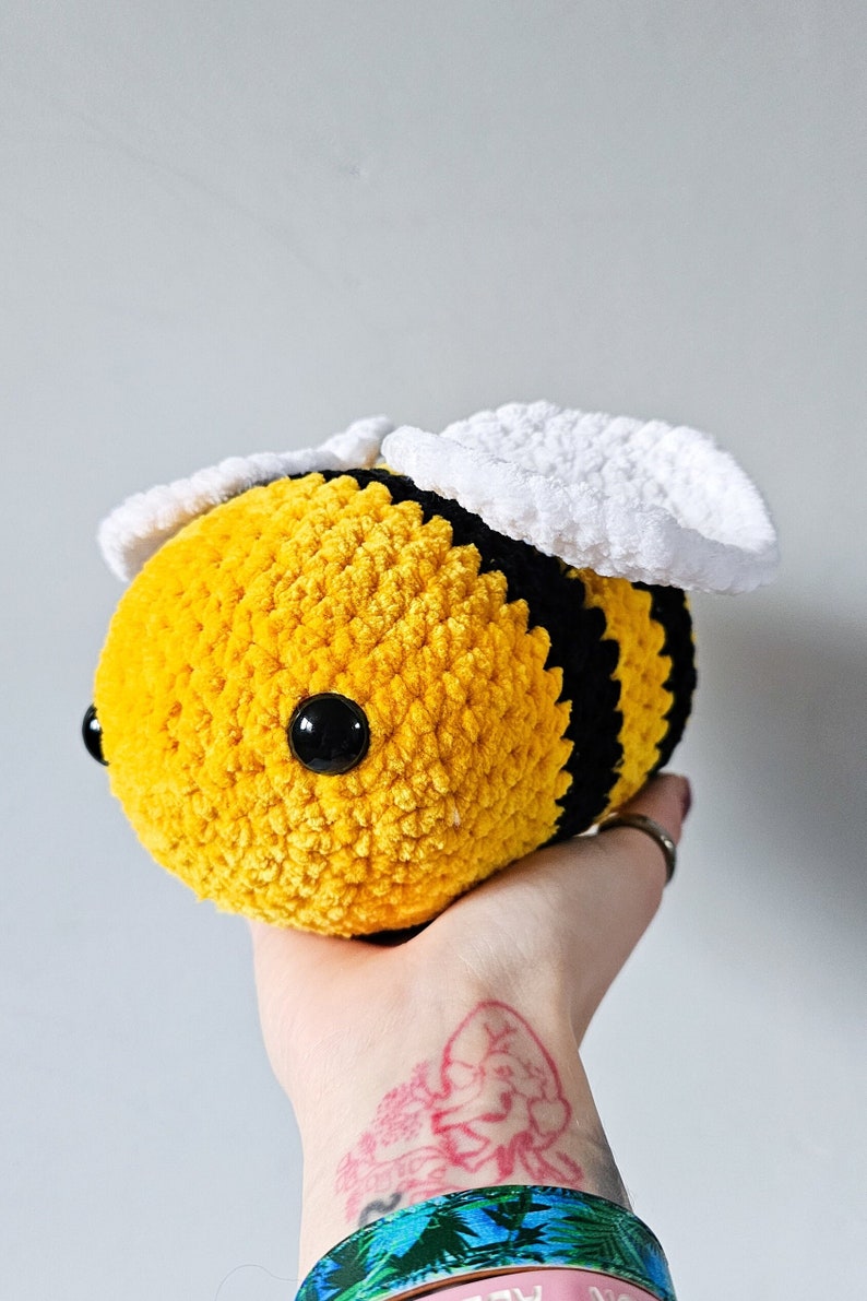 Easy and Fun Amigurumi Bee Pattern 3 in 1 Crochet Bee Pattern Easy Amigurumi Pattern for Beginners Easy Crochet Pattern image 5