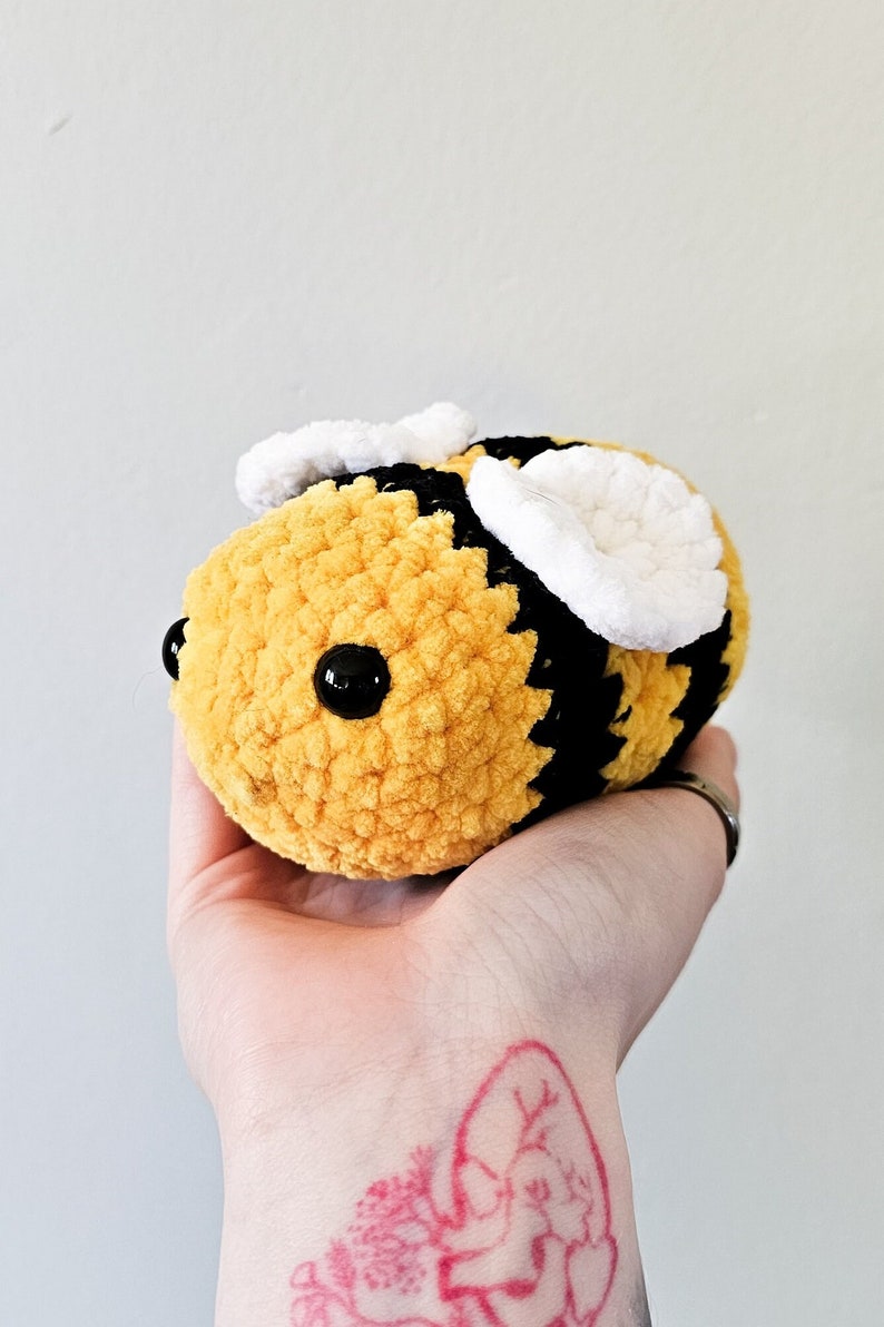 Easy and Fun Amigurumi Bee Pattern 3 in 1 Crochet Bee Pattern Easy Amigurumi Pattern for Beginners Easy Crochet Pattern image 9