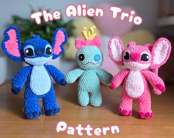Bundel met haakpatroon Amigurumi Alien & Rag Doll (pdf-download)