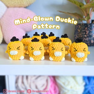 Virkat mönster för fantastiska ankor | Amigurumi Stress Buddy (PDF-mönster) bild 5