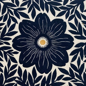 Original Linocut Print, "Bloom"