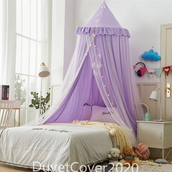 Pink Bed Canopy Etsy