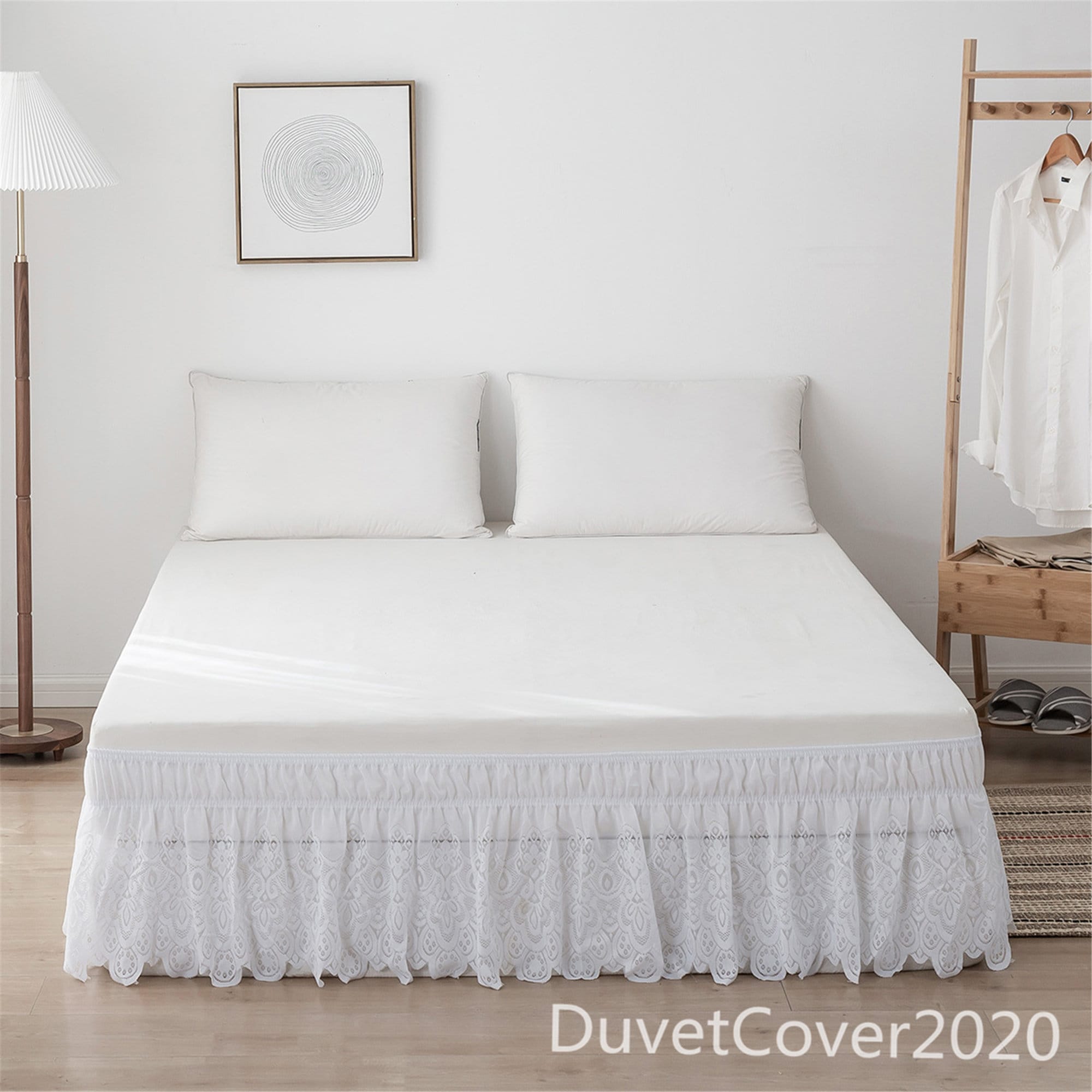 King Split Corner Wrap Around Bedskirt Etsy