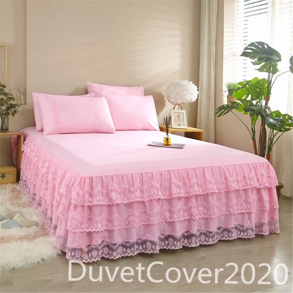 club Hectáreas Censo nacional Encantadora falda de cama rosa sólida Queen faldas de cama de - Etsy España club Hectáreas Censo nacional Encantadora falda de cama rosa sólida Queen faldas de cama de - Etsy España