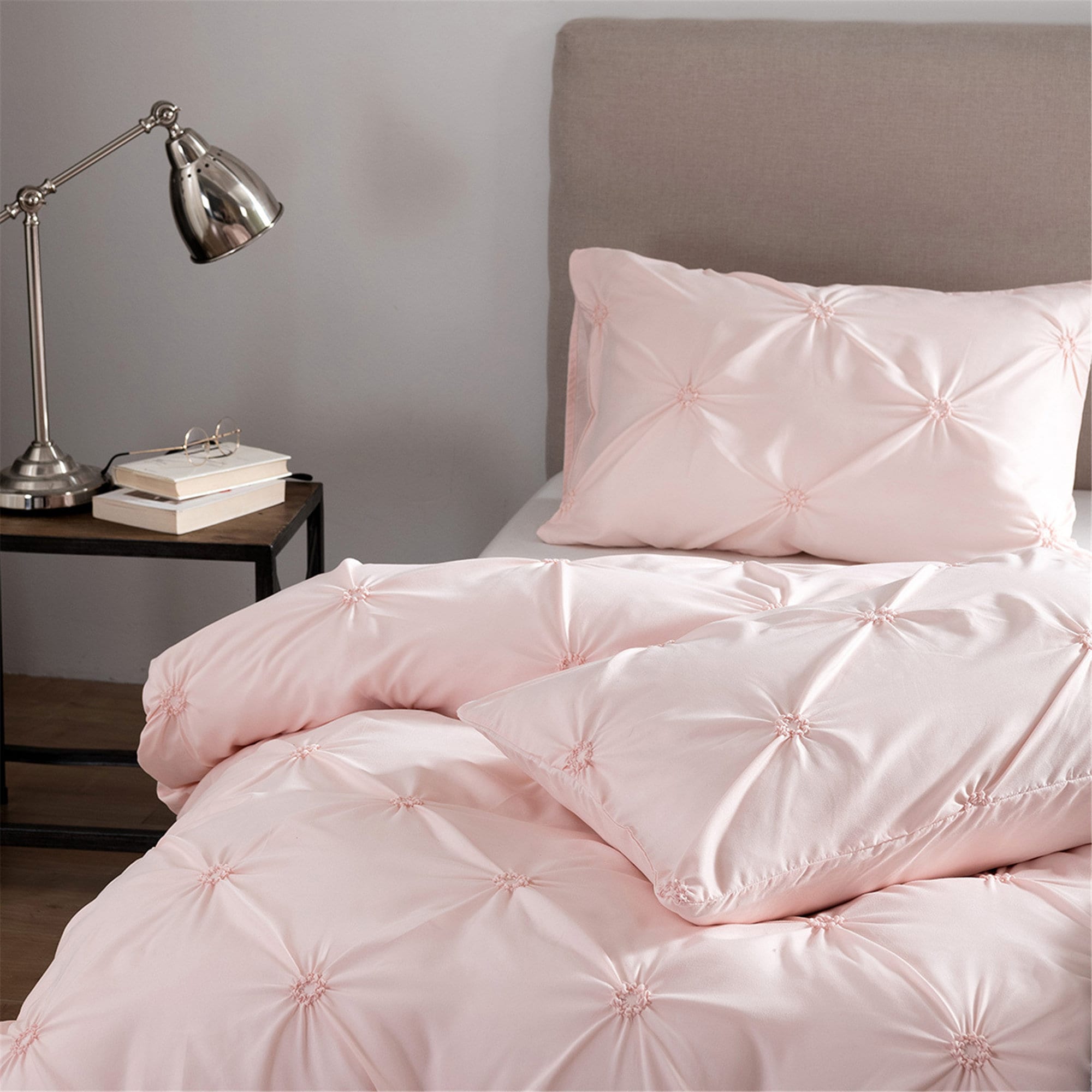 Light Pink Solid Color Duvet Cover Twin Full Queen King Etsy