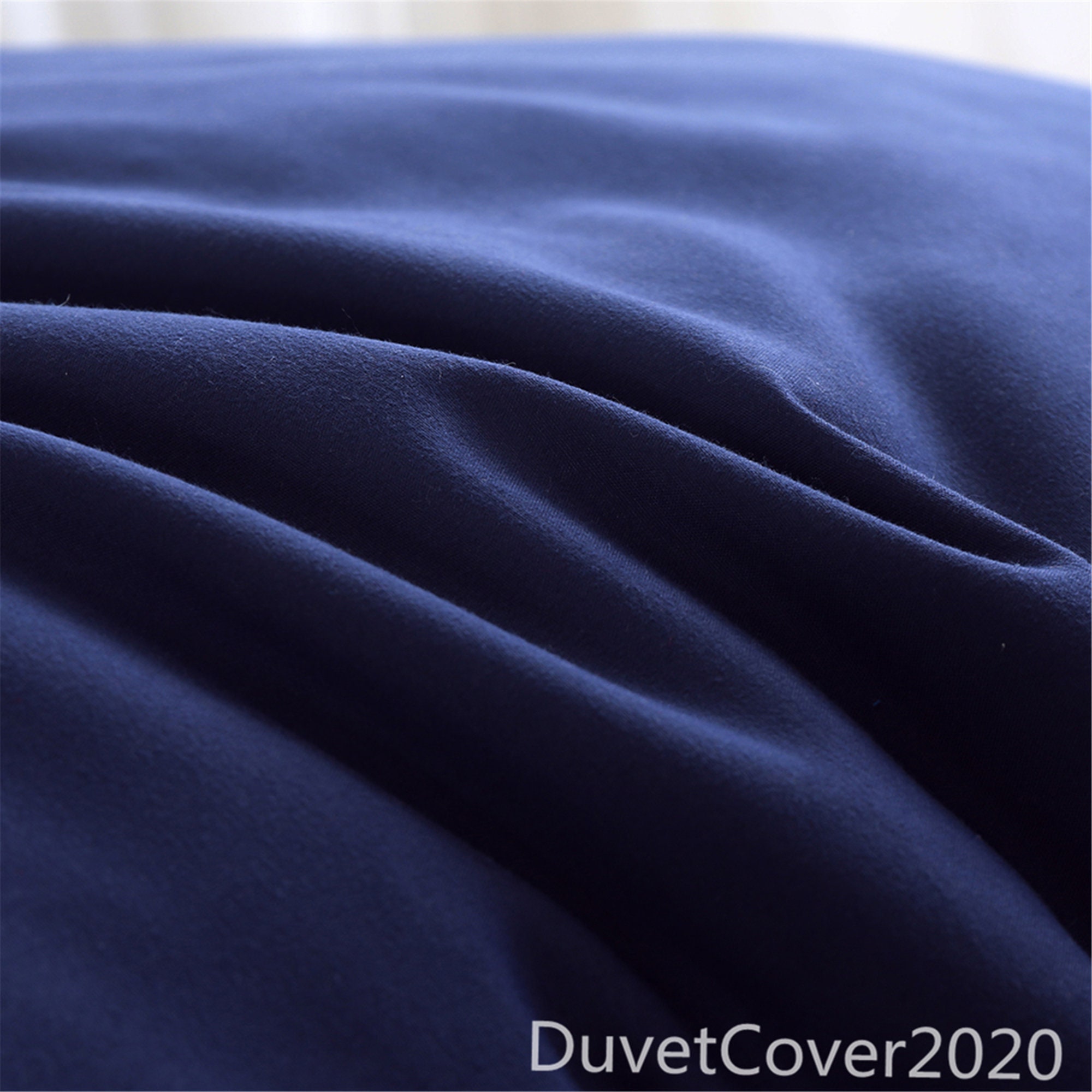 Navy Duvet Cover Twin Queen King Solid Color Duvet Covers Twin Etsy