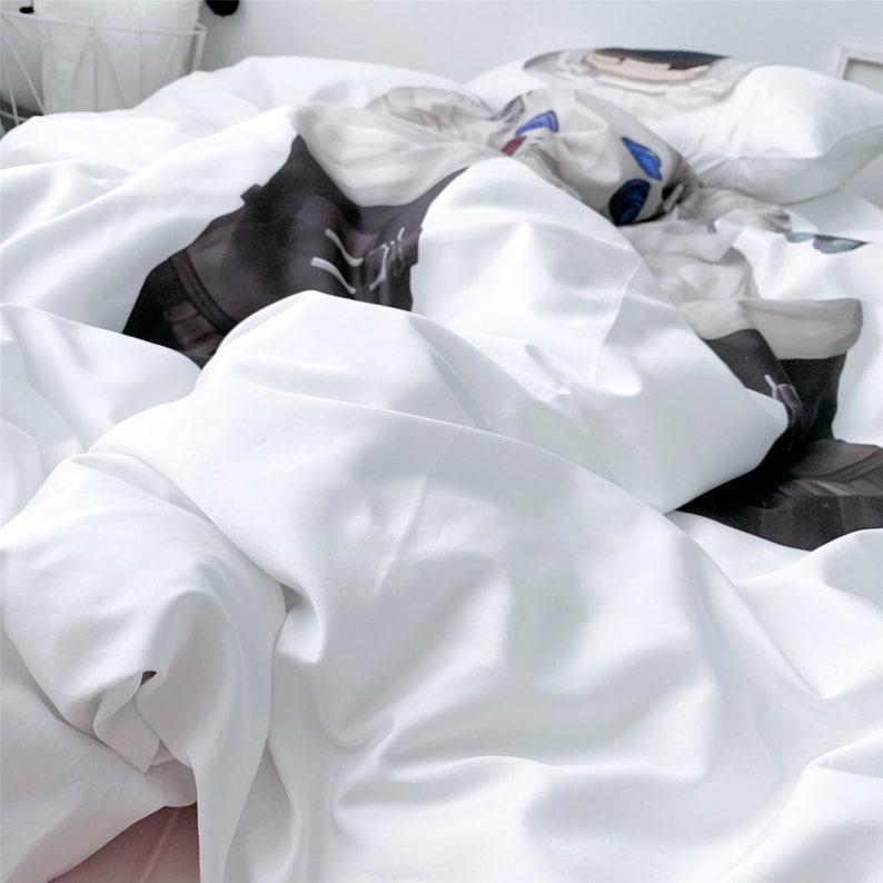 Funny Duvet Cover Spaceman Figure Print Duvet Covers Single Etsy