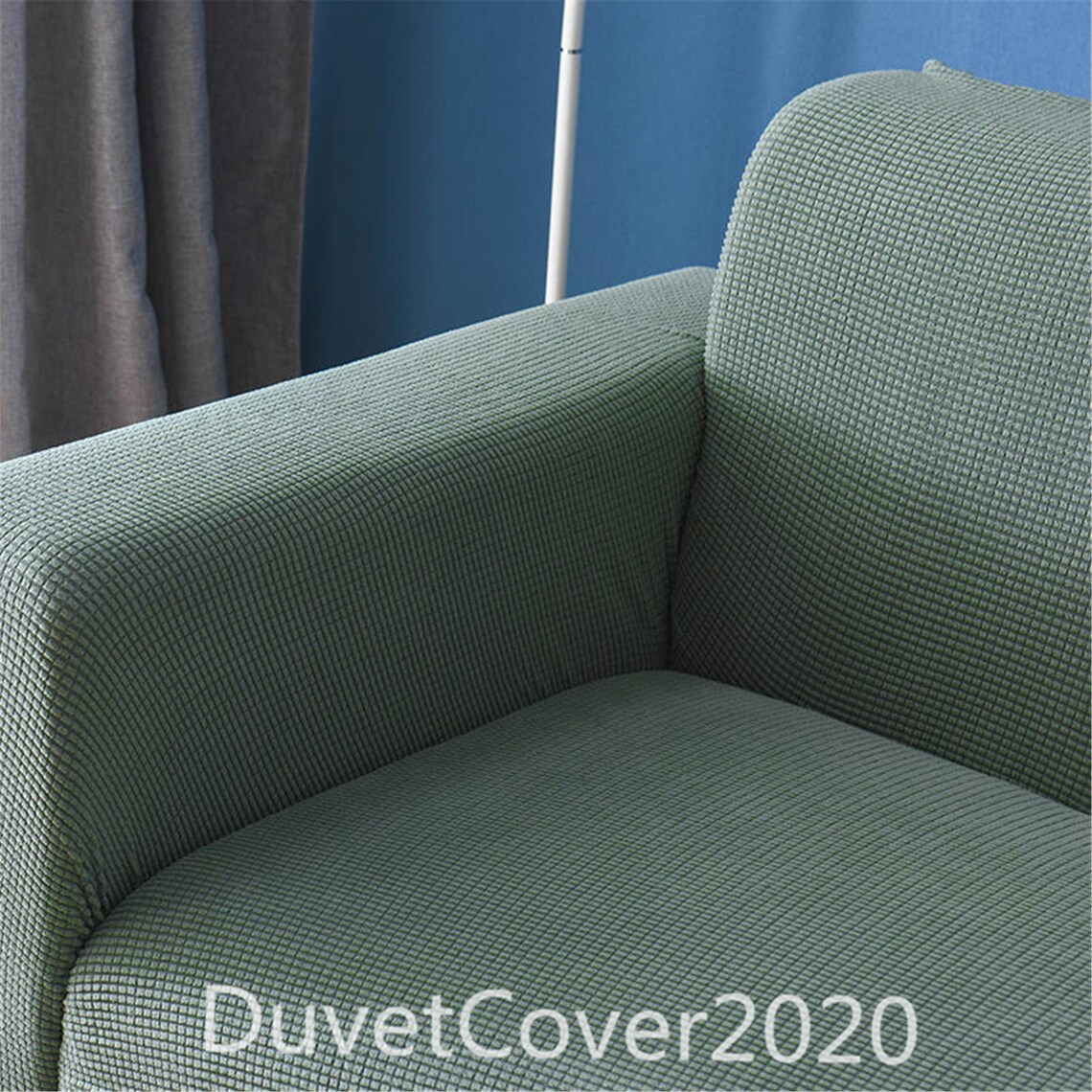 Minimalist Solid Color Green Couch Cover Sofa Cover Sofa Etsy