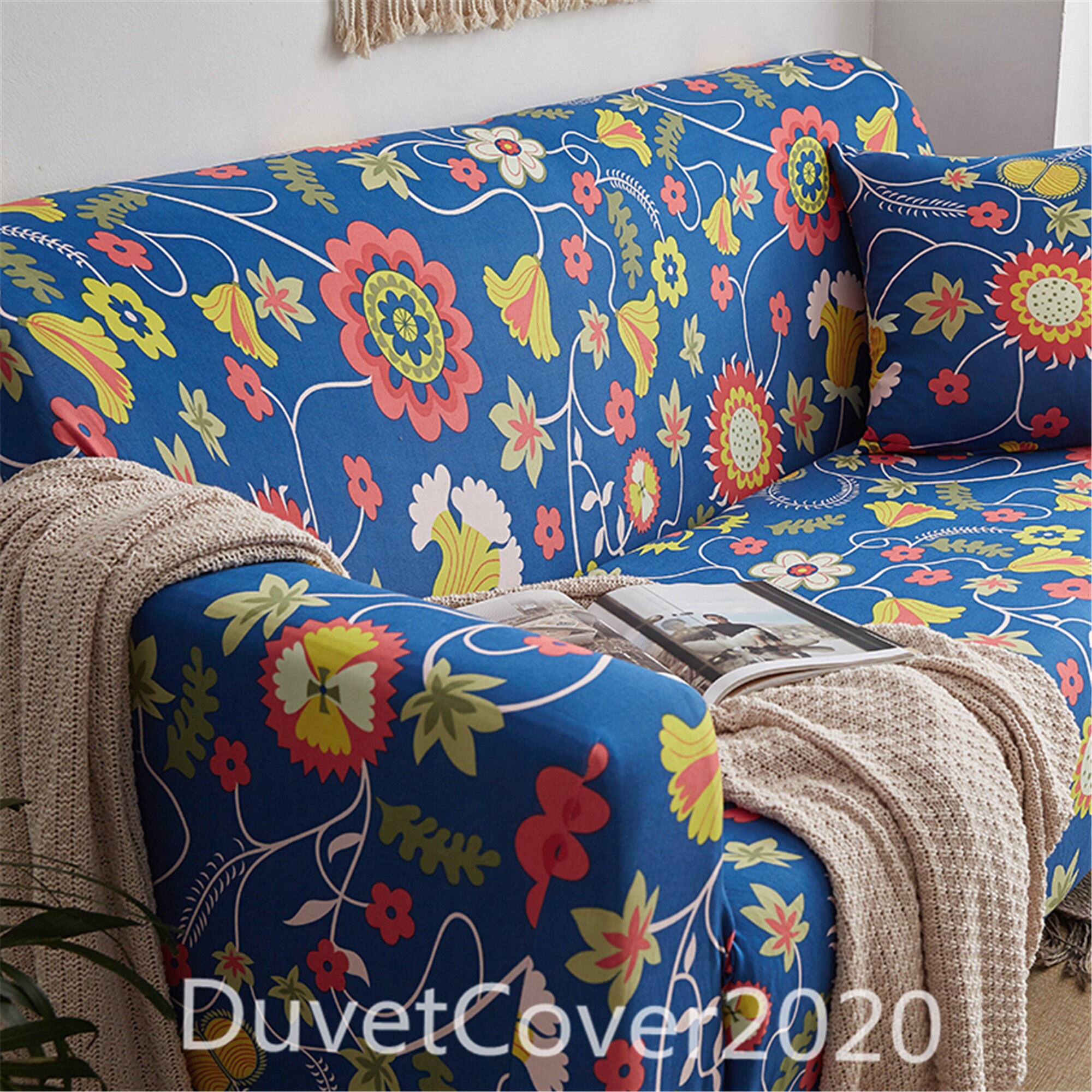 Cubierta del sofá de la cubierta del sofá del sofá de la | Etsy