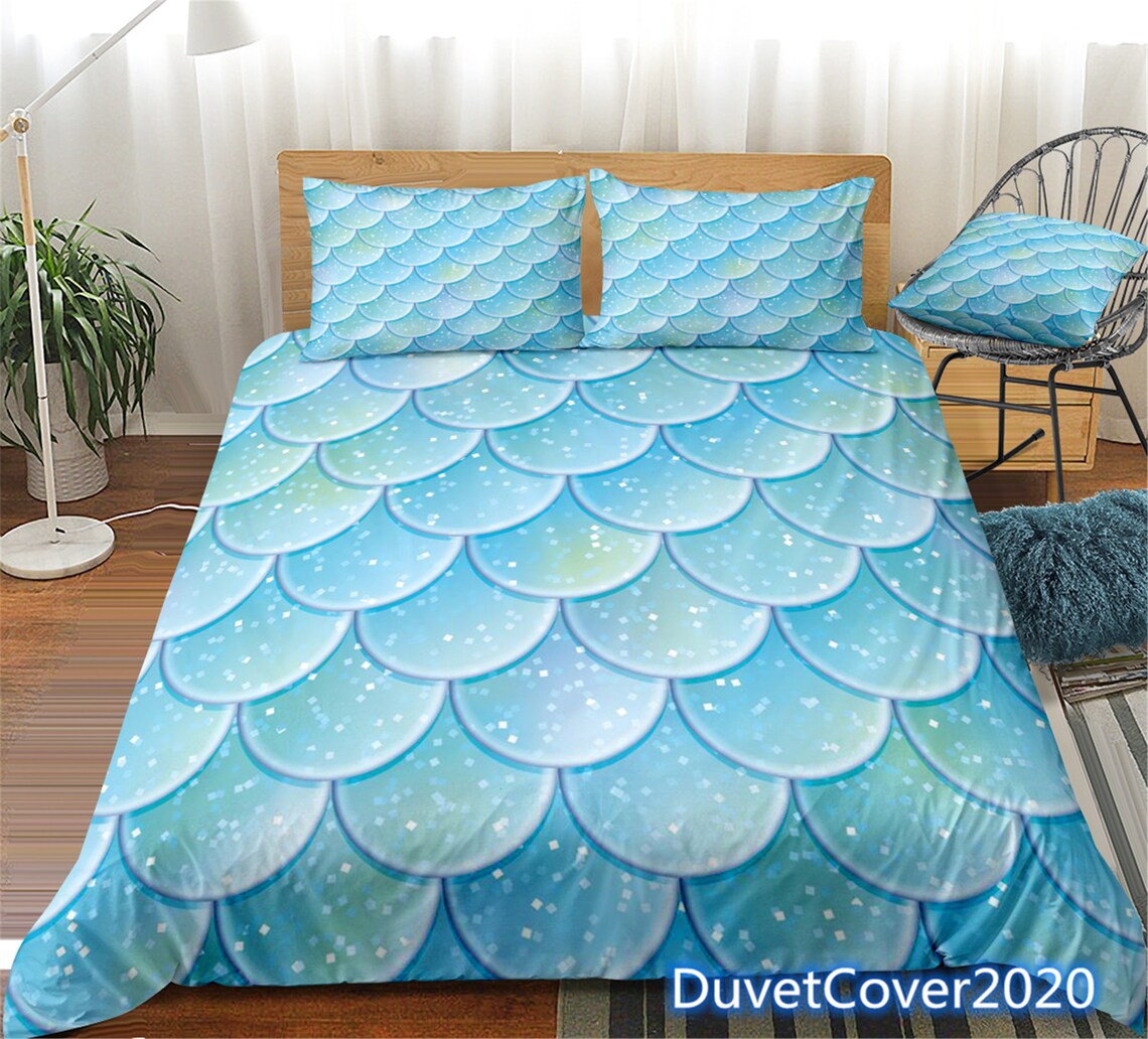 mermaid duvet cover queen