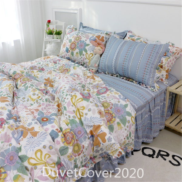 Bohemian Bed Skirt Etsy