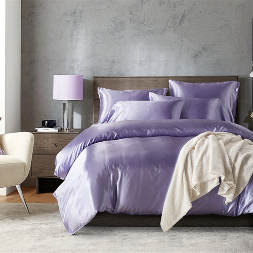 Solid Color Purple Luxurious Imitated 