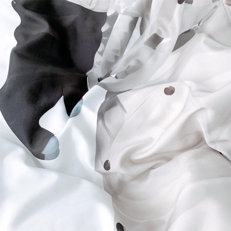 Funny Duvet Cover Spaceman Figure Print Duvet Covers Single Etsy