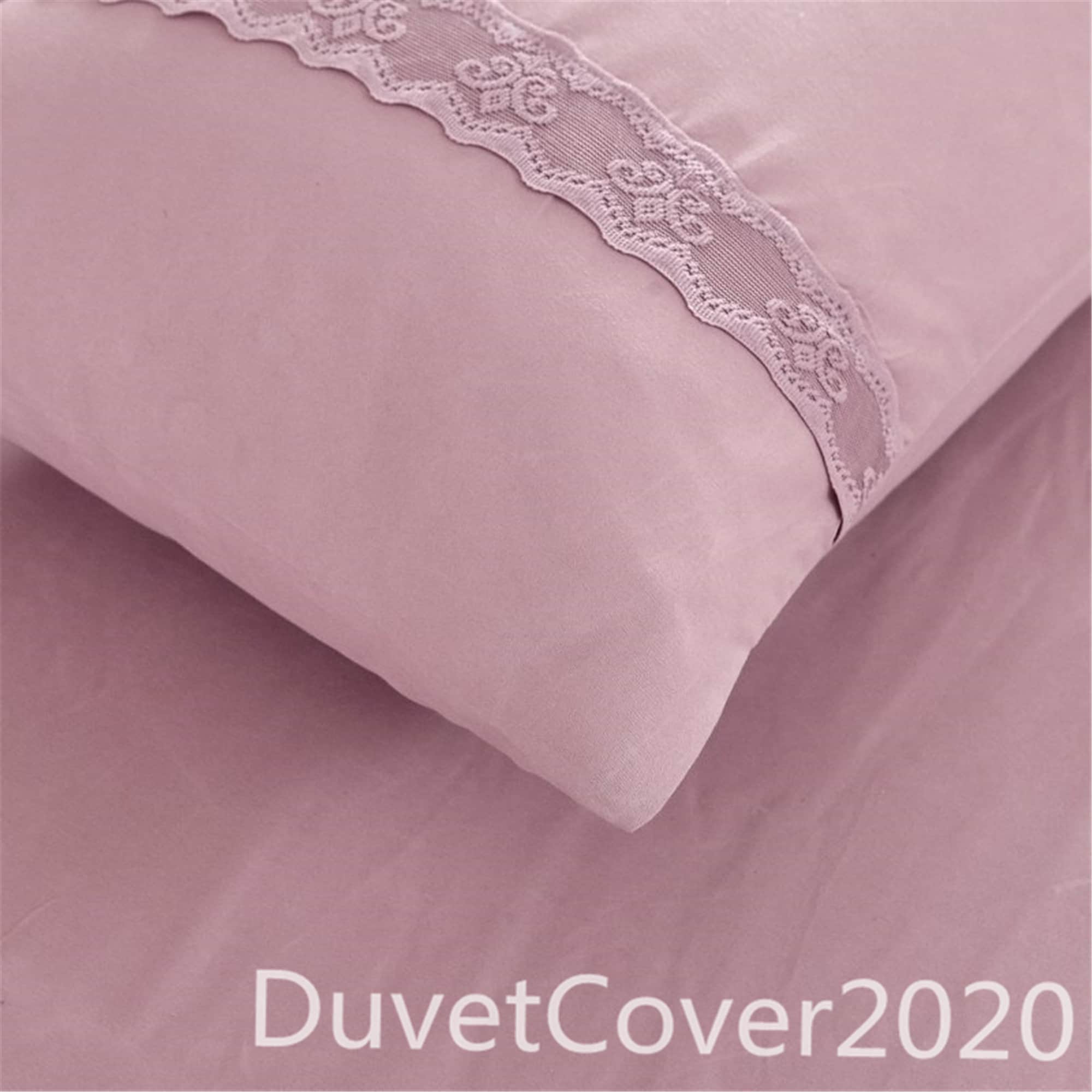 Dusty Pink Bed Skirt Queenlace Bed Skirtsbedskirts Queenbed Etsy