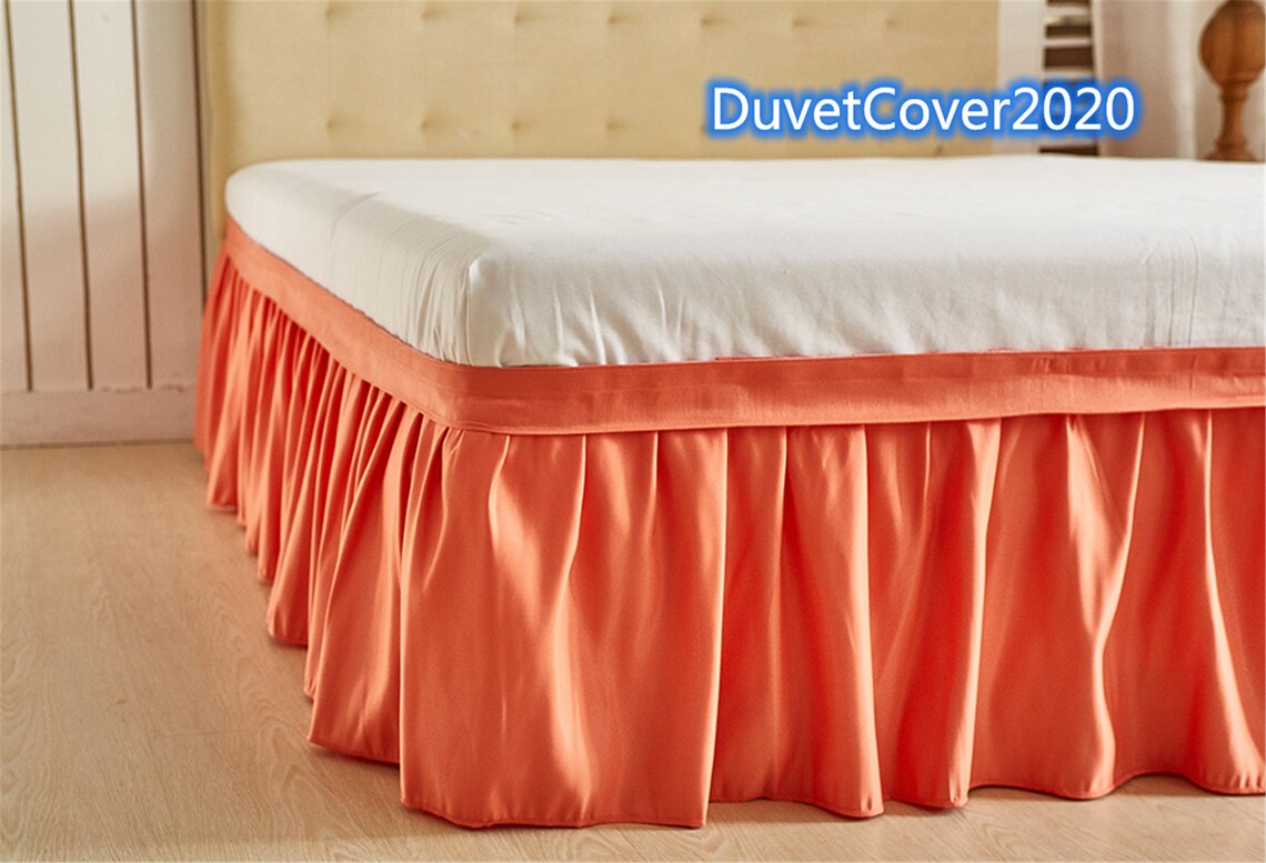 Bed Skirt King Twin QueenBed Skirts With Split Etsy