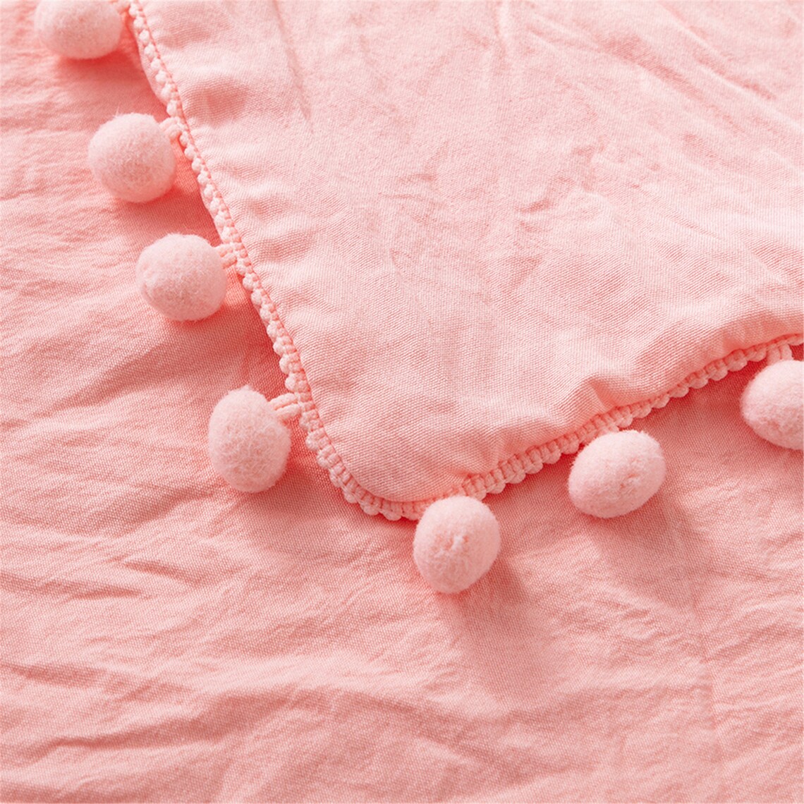 Tassels Pink Minimalist Concise Pillowcase 2Pc Set Pillow Etsy