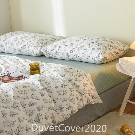 Minimalist Floral Duvet Cover Twin Full cotton Duvet Covers With 2