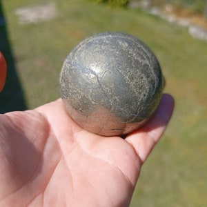 Pyrite Sphere Crystal Gemstone sphere Quartz 500g