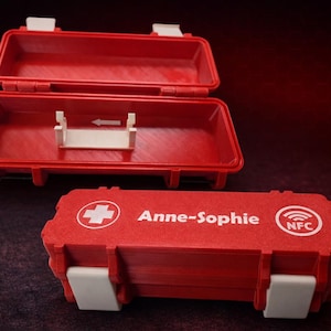 ValiPod - Étui rigide pour seringue Diastat (diazépam) format US/Canada, antichoc avec ancrage TPU et mousqueton