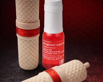 NitroPod Nitroglycerin Spray Case for Roh-nitro – Rigid TPU Holder – Shockproof Emergency Protection by Myguardpod