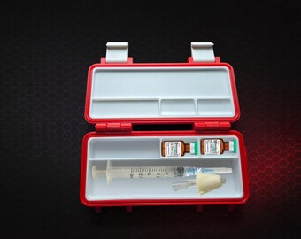 Estuche bucal de midazolam | Kit de medicación de emergencia para la epilepsia | Estuche médico protector | Kit de administración de medicamentos para convulsiones | MydazoPod