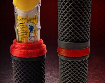 Epipod | Schokbestendige en waterbestendige hoes voor EpiPen® – Compact, honingraat geïsoleerd, met karabijnhaak van MyGuardPod