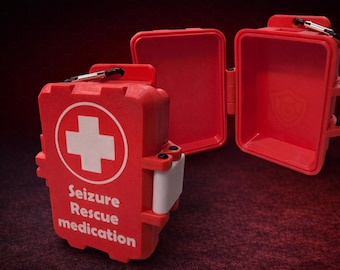 Valtoco Case (1 Dose 5mg / 10mg Small Blister) – Seizure Rescue Medication Holder – Hard Protective Case – Epilepsy Emergency Kit