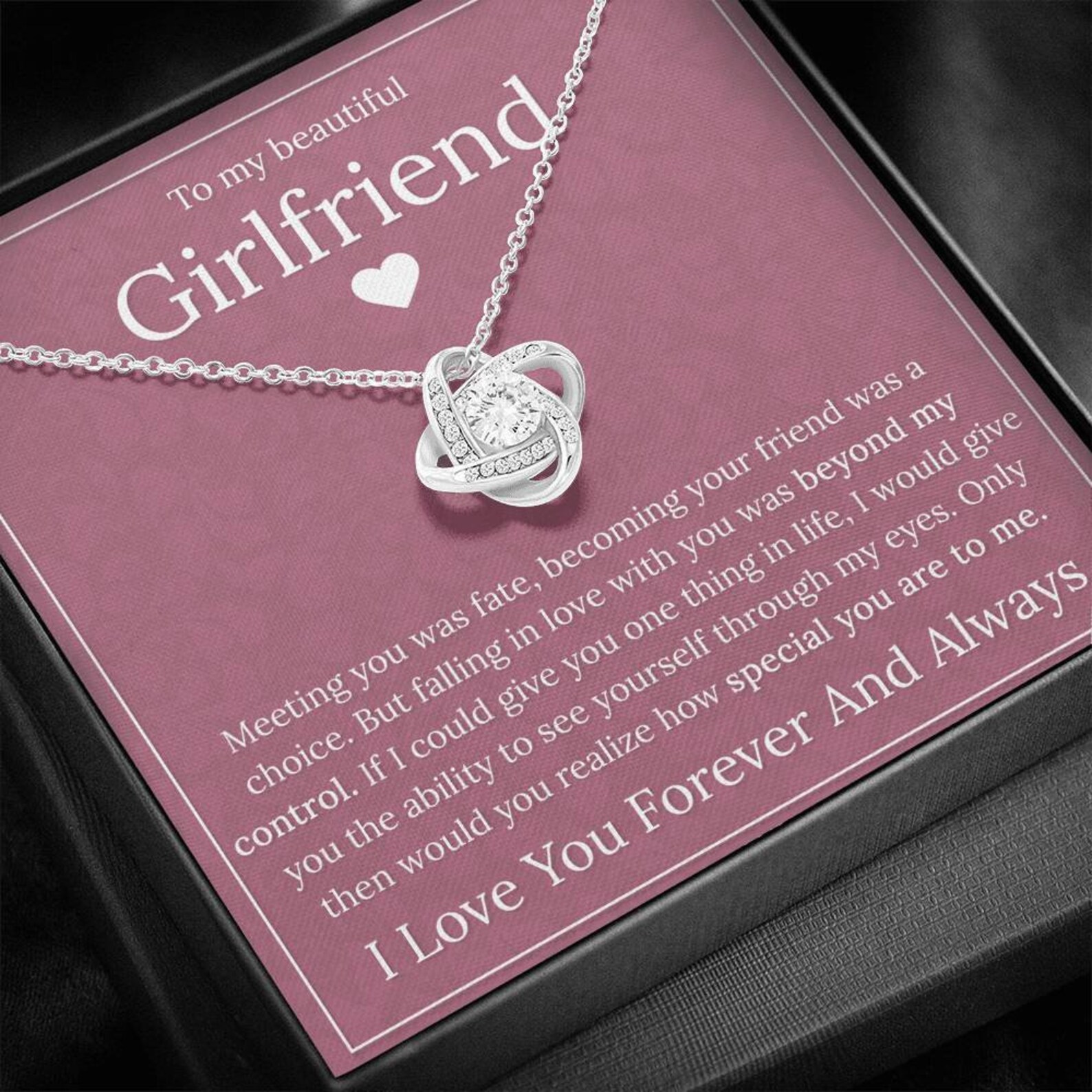 Meaningful Necklace for Girlfriend Valentines Day Gift Gift Etsy