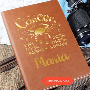 Cancer zodiac Gift, Cancer Astrology Journal, Zodiac Manifestation, Astrology Gifts For Her, Zodiac Sign Journal,Astrology Diary,Zodiac Gift
