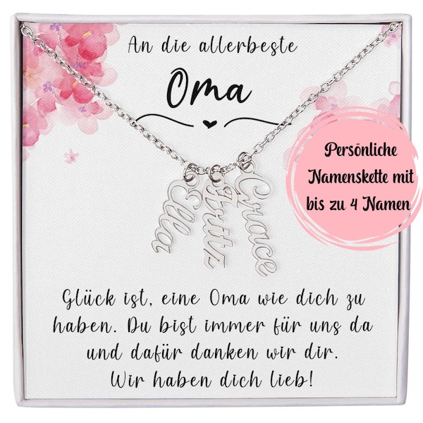 Personalisiertes Geschenk An Oma, Unsere Oma, Originelle Geschenkidee für Oma, Weihnachstgeschenk Von Enkelkindern An Oma, Beste Omi