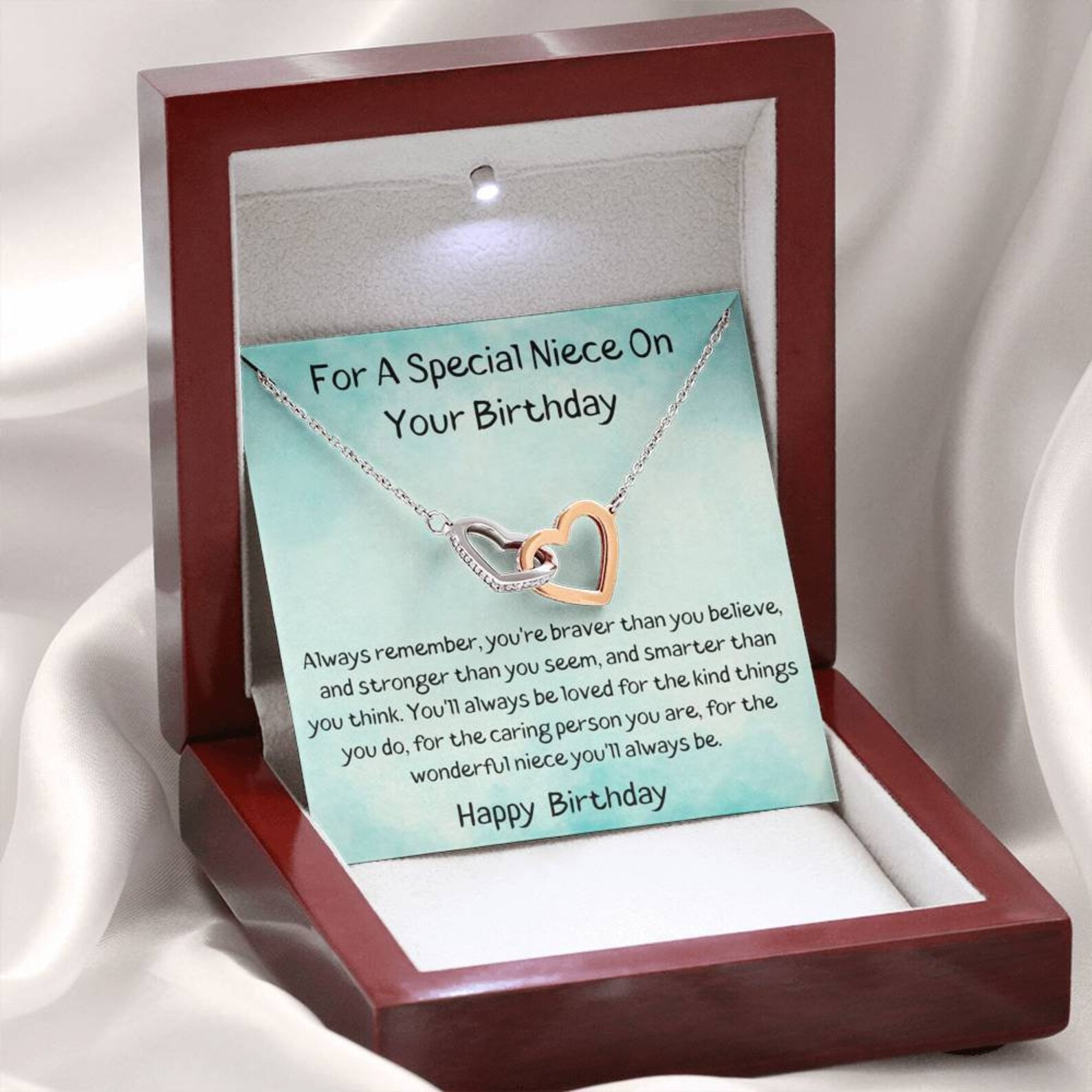 Niece Birthday Gift Necklace Niece Birthday Gift Ideas Etsy Hong Kong