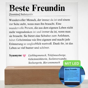 Freundschaftssprüche, Freunschaft Weihnachten, Beste Freunding Umzug, Lieblingsmensch Geschenke, Personalisiertes Geschenk Freunschaft