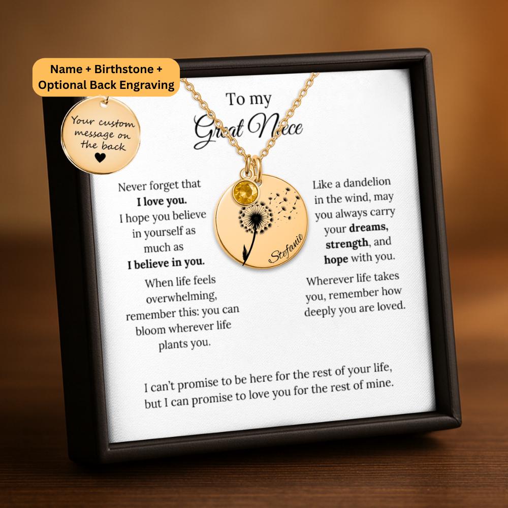 Dandelion Pendant Necklace - Etsy