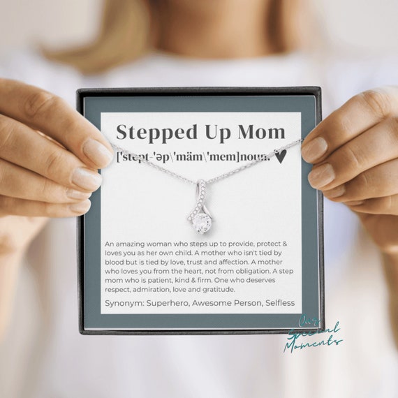 Step Mom Gift Best Bonus Mom Necklace 