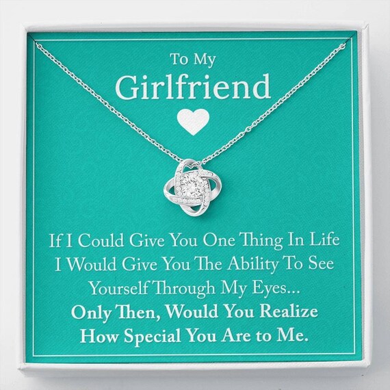Love Knot Necklace Girlfriend Necklace 