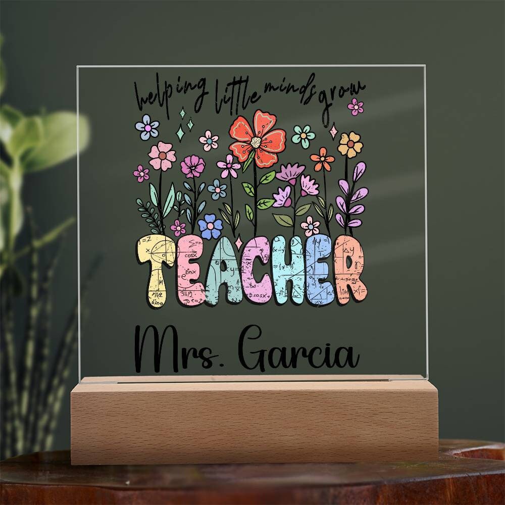 Personalized Teacher Appreciation Gift, Unique Gift Ideas for Teacher ...