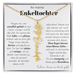 An meine Enkeltochter Necklace
