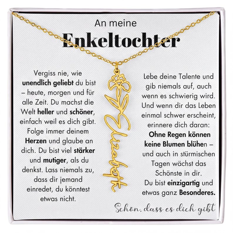 An meine Enkeltochter Necklace